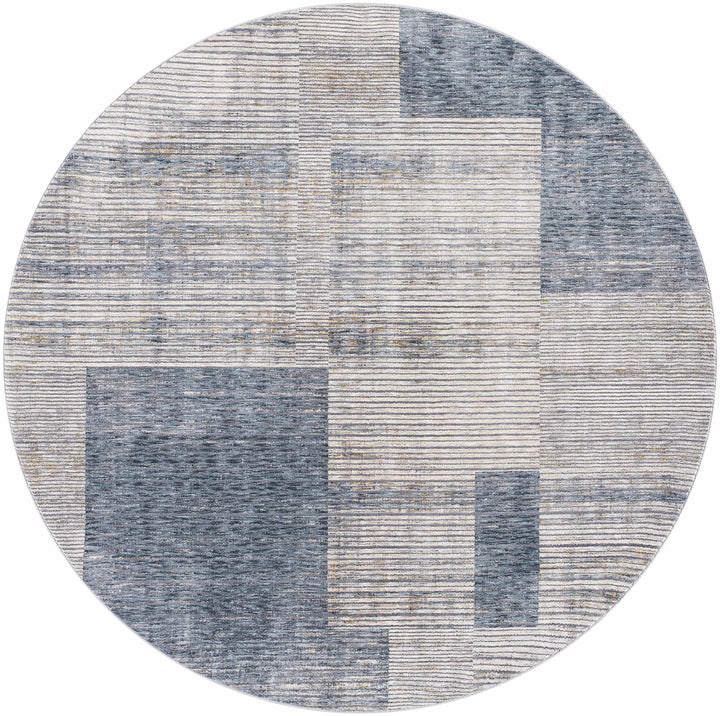 Grapeview Contemporary Abstract Gray And Tan Rug - The Rug Decor