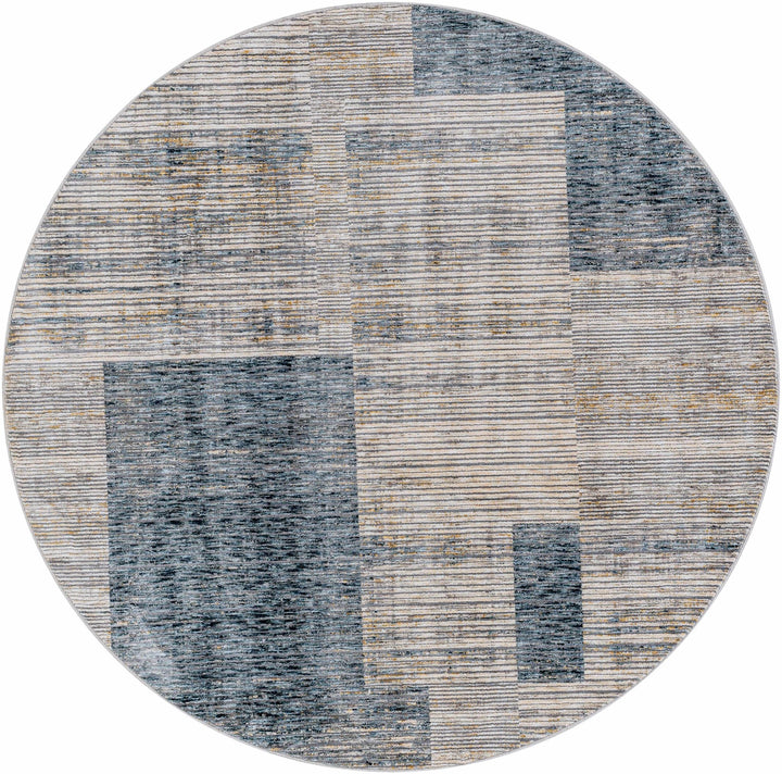 Grapeview Contemporary Abstract Gray And Tan Rug - The Rug Decor