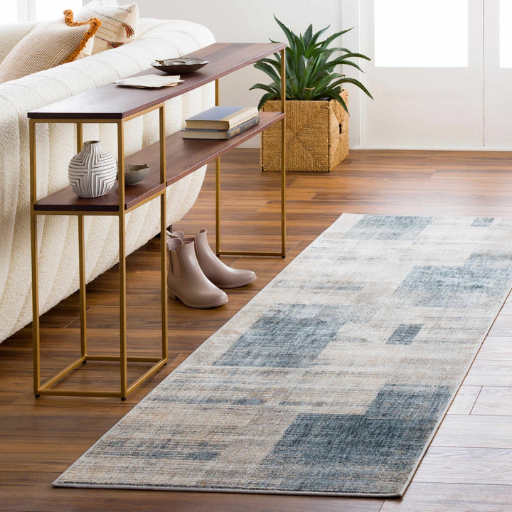 Grapeview Contemporary Abstract Gray And Tan Rug - The Rug Decor