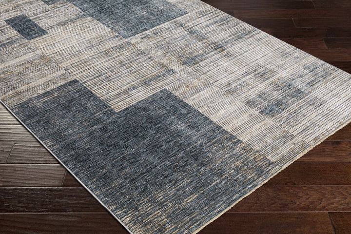 Grapeview Contemporary Abstract Gray And Tan Rug - The Rug Decor