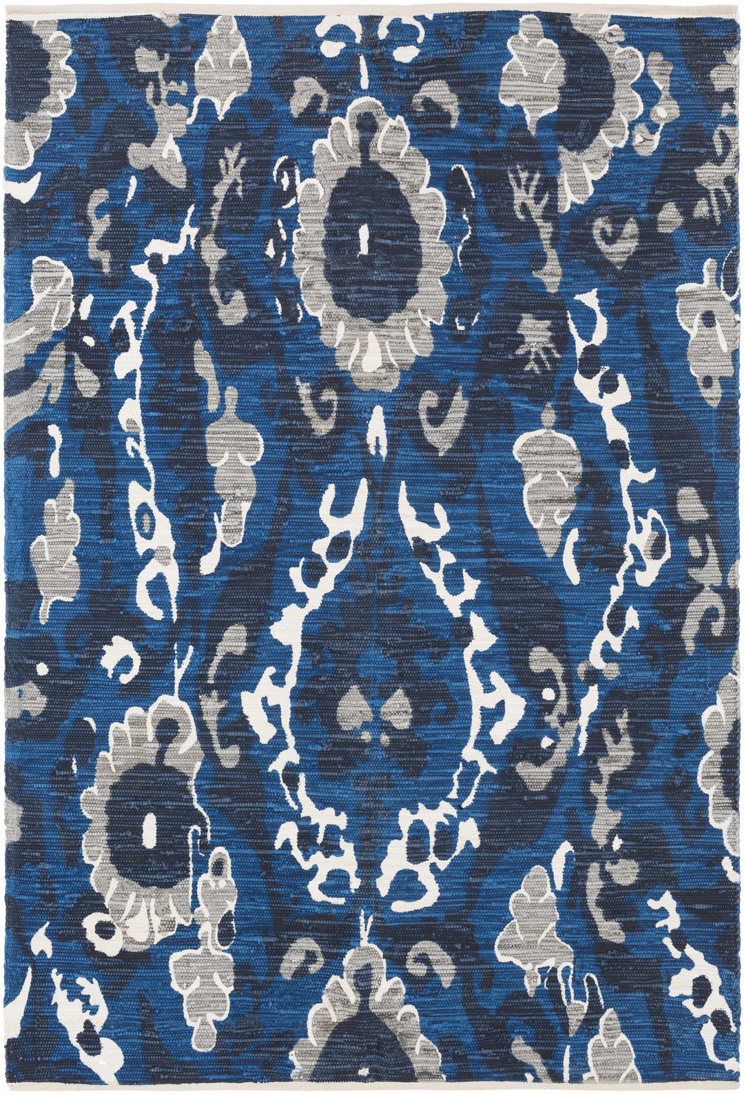 Grasonville Blue Contemporary Style Hand Woven Area Rug