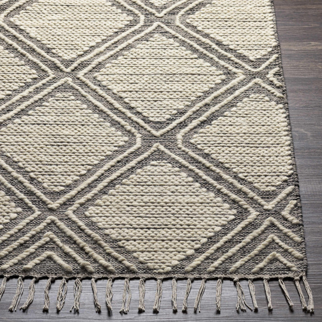 Grasston Modern Geometrical Design Beige Hand Woven Area Rug - The Rug Decor