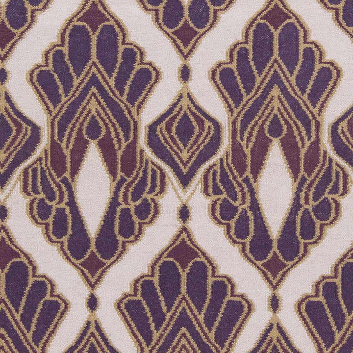 Gravelly Modern Style Purple And Ivory Hand Woven Area Rug - The Rug Decor