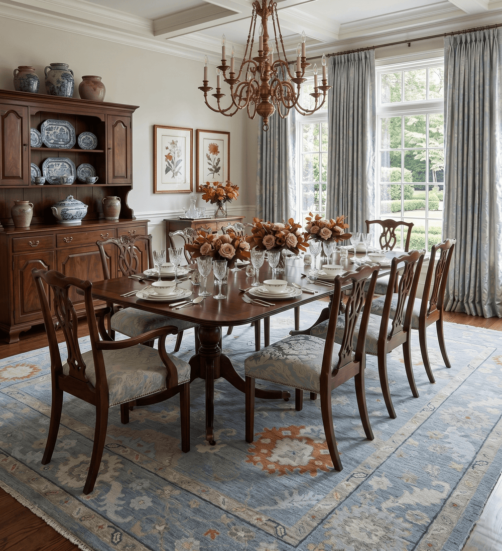 Gray and Beige Hand knotted Traditional Oushak Wool Area Rug - The Rug Decor