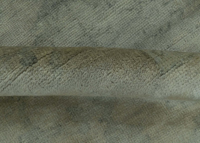 Gray And Beige Traditional Oushak Design 5.8x8.6 Hand Knotted Wool Area Rug - The Rug Decor