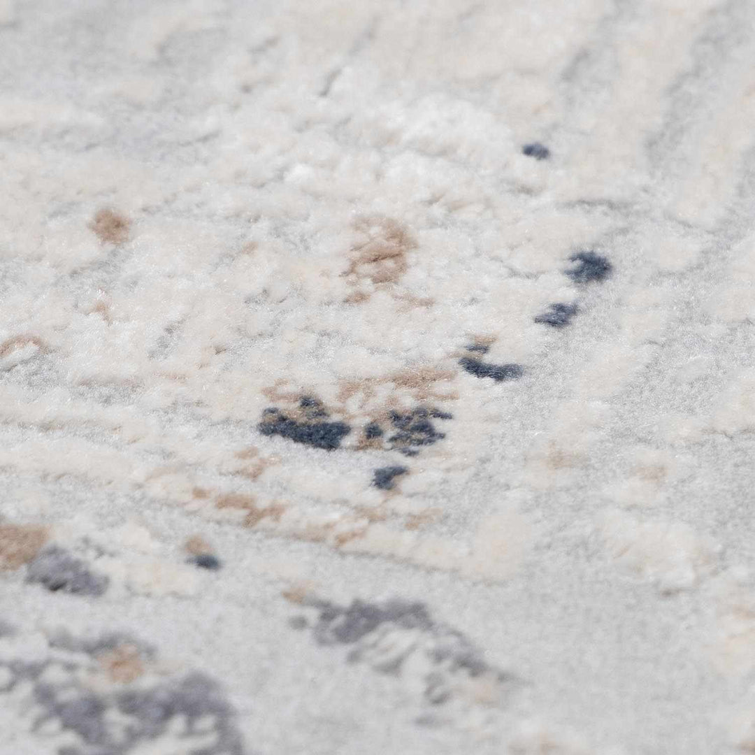 Gray And Charcoal Traditional Style Machine Woven Rug - The Rug Decor