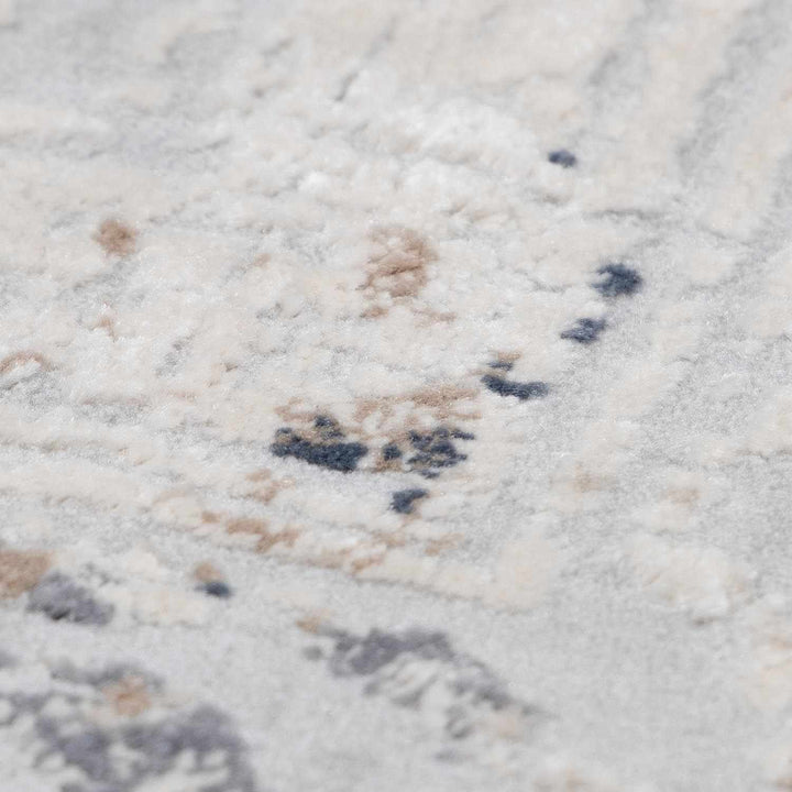 Gray And Charcoal Traditional Style Machine Woven Rug - The Rug Decor