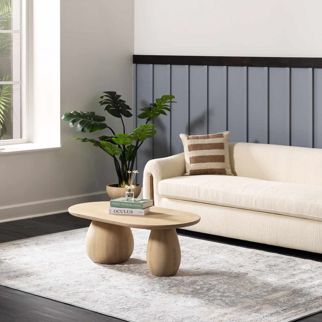 Gray And Charcoal Traditional Style Machine Woven Rug - The Rug Decor