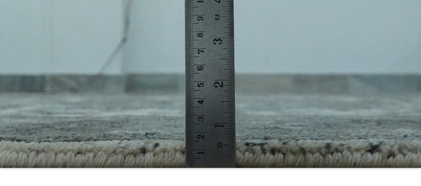 Gray and Ivory Traditional Heriz Hand Knotted 5x8 wool area rug - The Rug Decor