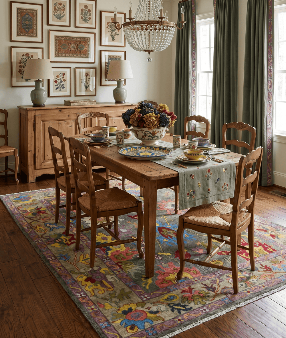 Gray and Olive Wool Colorful Hand knotted Traditional Oushak Multi Size wool Area Rug - The Rug Decor