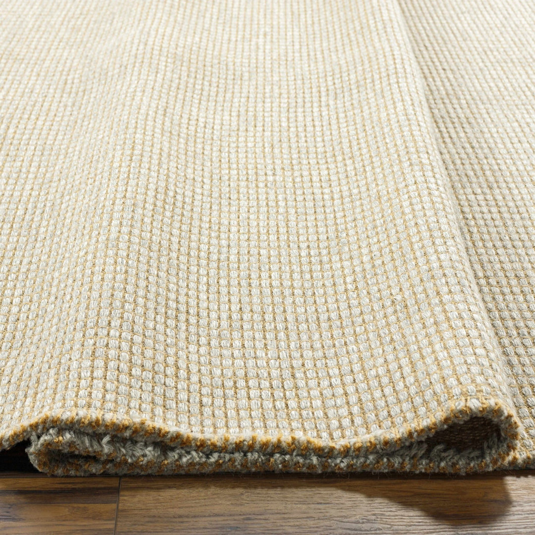 Gray and Tan Modern Geometrical Texture Multi Size Jute Area Rug - The Rug Decor