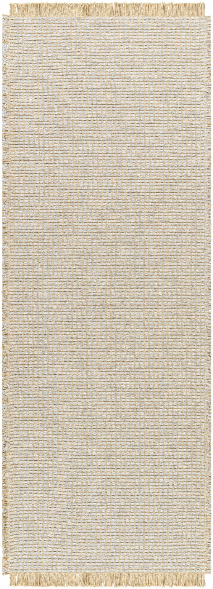 Gray and Tan Modern Geometrical Texture Multi Size Jute Area Rug - The Rug Decor