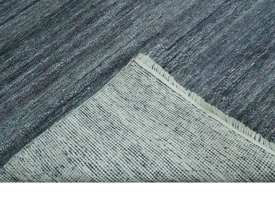 Gray, Charcoal and Silver Modern Abstract Dari 5x8 Pet yarn Area Rug - The Rug Decor