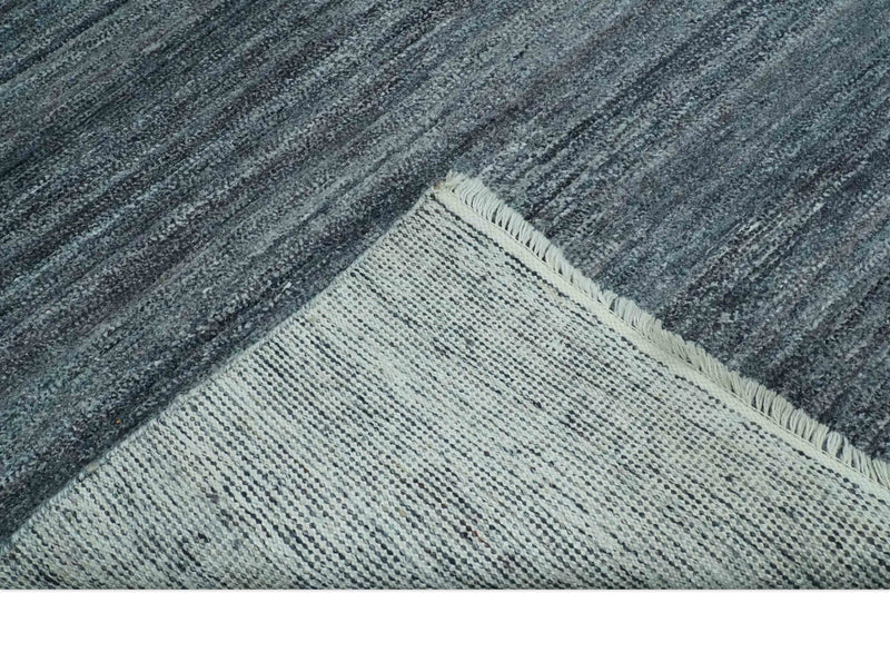 Gray, Charcoal and Silver Modern Abstract Dari 5x8 Pet yarn Area Rug - The Rug Decor