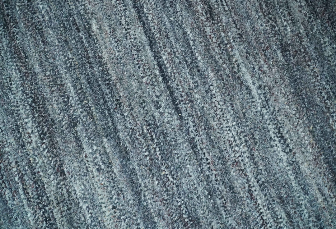 Gray, Charcoal and Silver Modern Abstract Dari 5x8 Pet yarn Area Rug - The Rug Decor