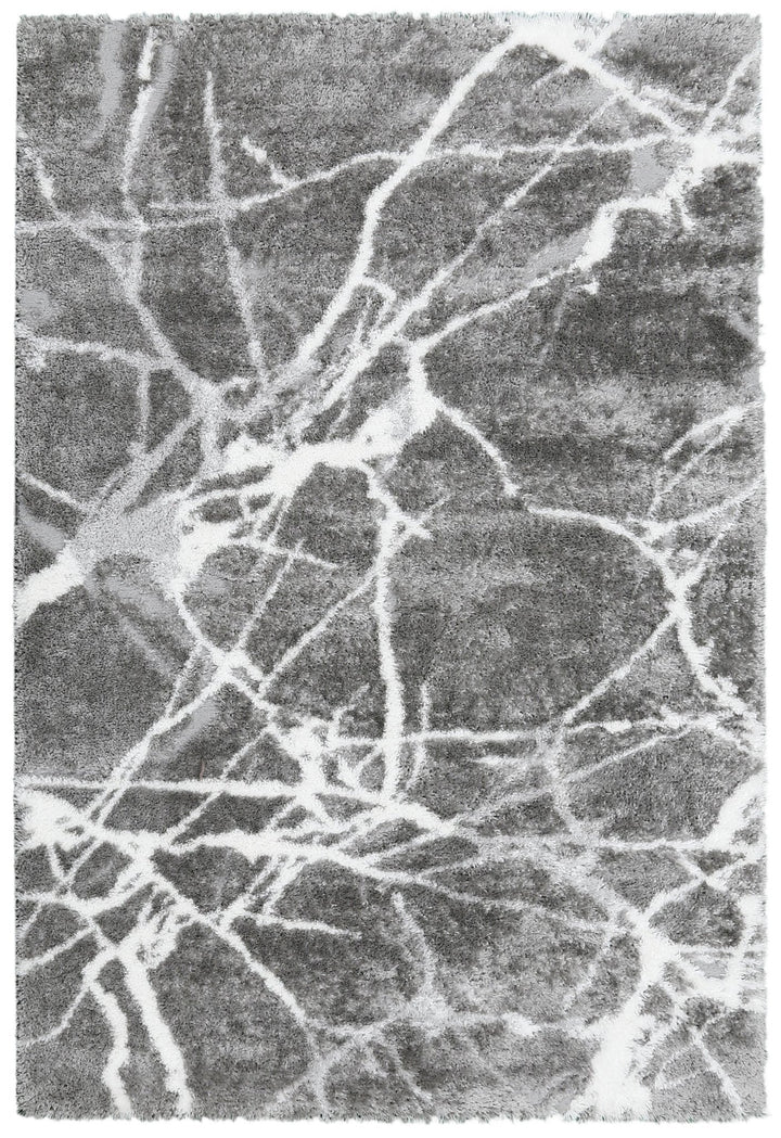 Gray Modern Abstract Design 5x7 Rug - The Rug Decor