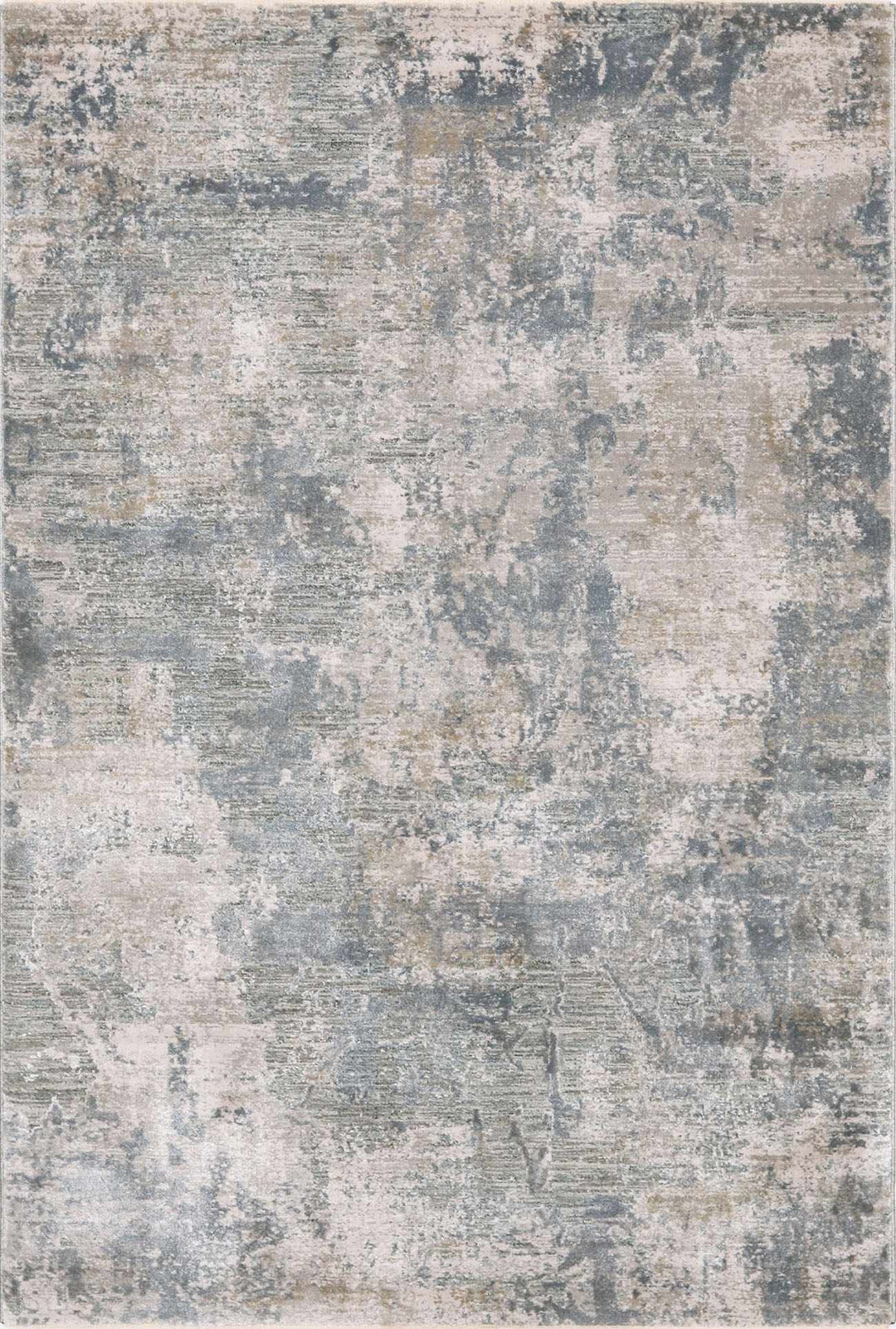 Gray Modern Abstract Design Machine Woven Rug - The Rug Decor