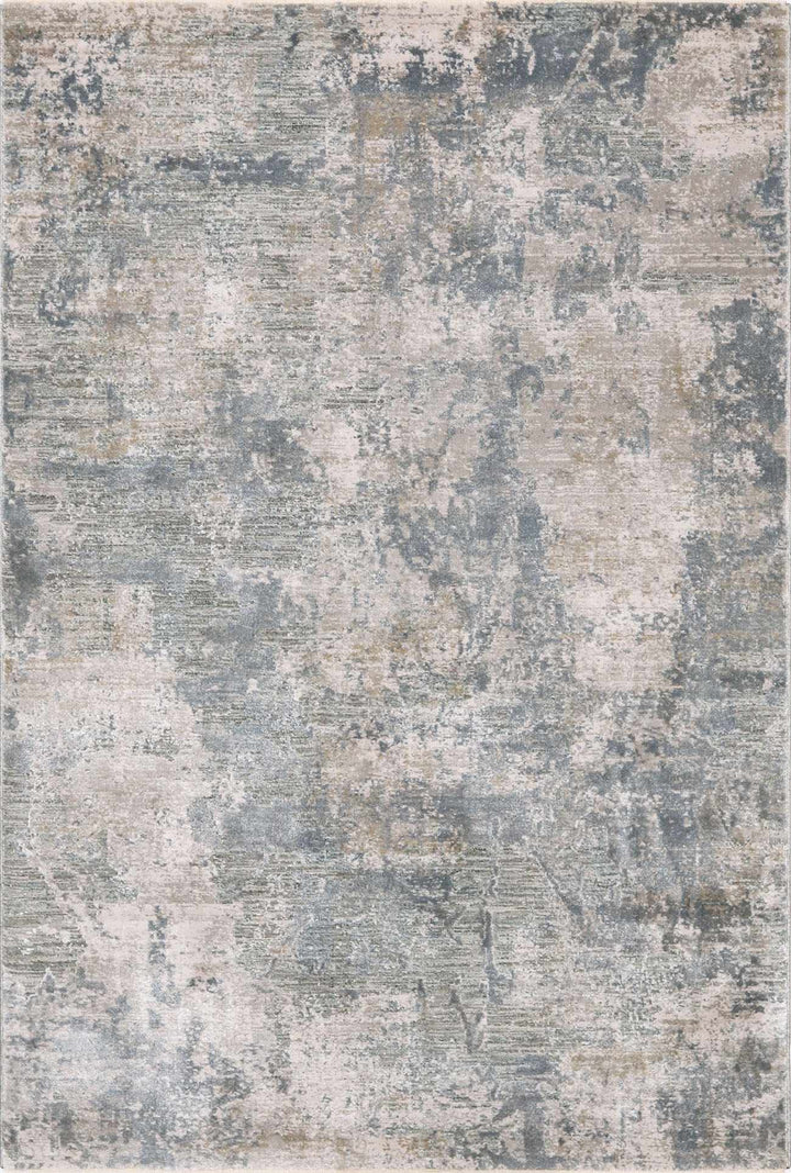 Gray Modern Abstract Design Machine Woven Rug - The Rug Decor