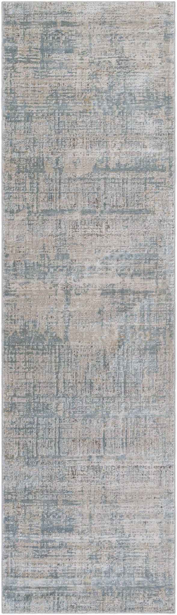 Gray Modern Abstract Design Machine Woven Rug - The Rug Decor