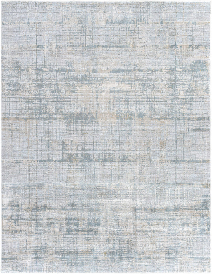 Gray Modern Abstract Design Machine Woven Rug - The Rug Decor