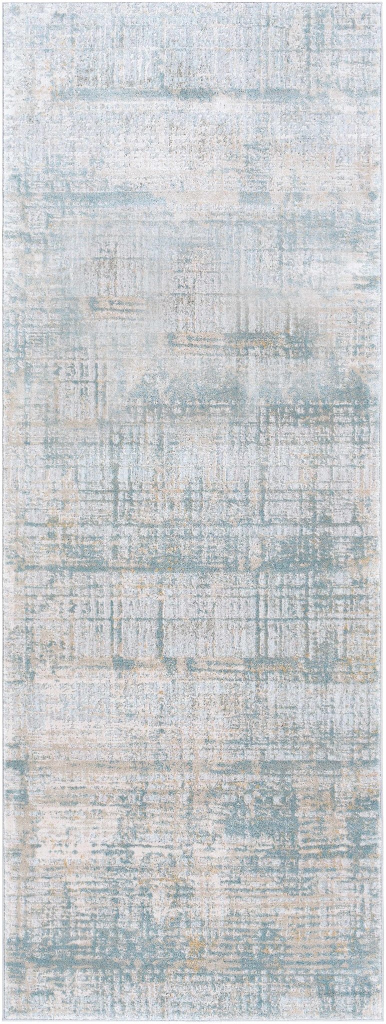 Gray Modern Abstract Design Machine Woven Rug - The Rug Decor