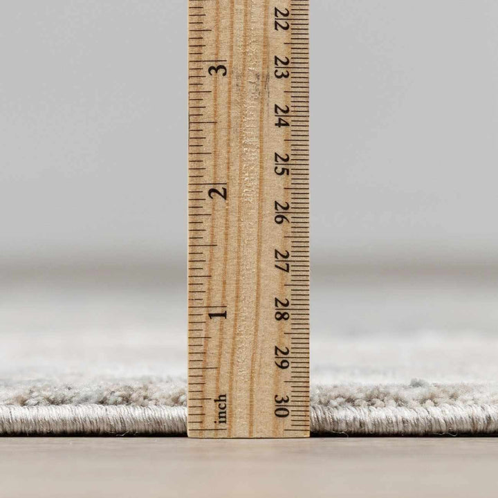 Gray Modern Abstract Design Machine Woven Rug - The Rug Decor