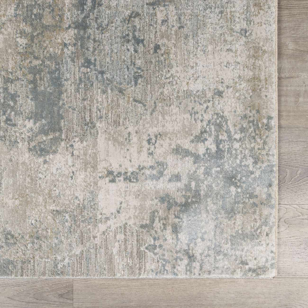 Gray Modern Abstract Design Machine Woven Rug - The Rug Decor