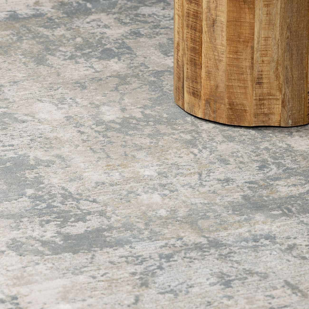 Gray Modern Abstract Design Machine Woven Rug - The Rug Decor