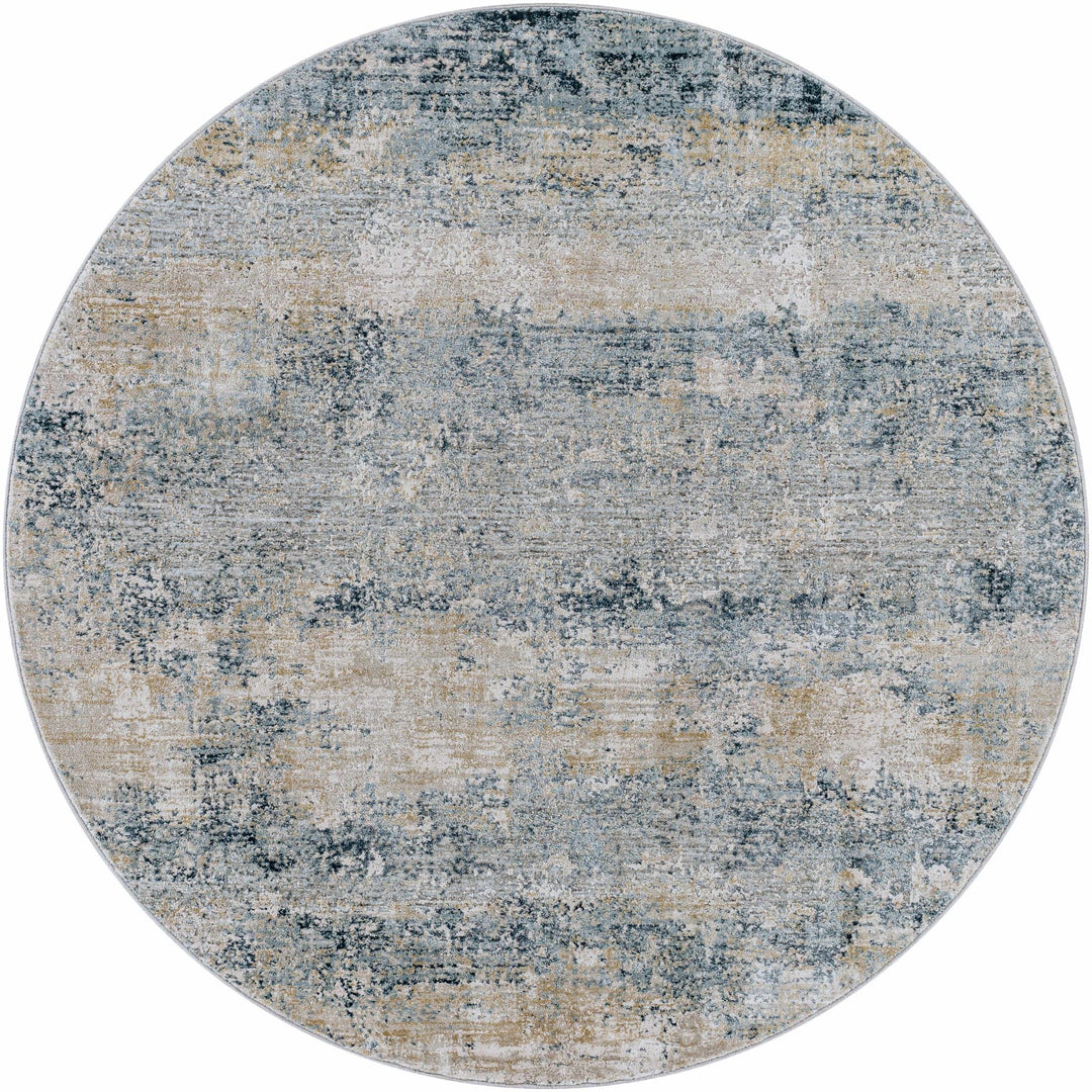 Gray Modern Abstract Machine Woven Rug - The Rug Decor
