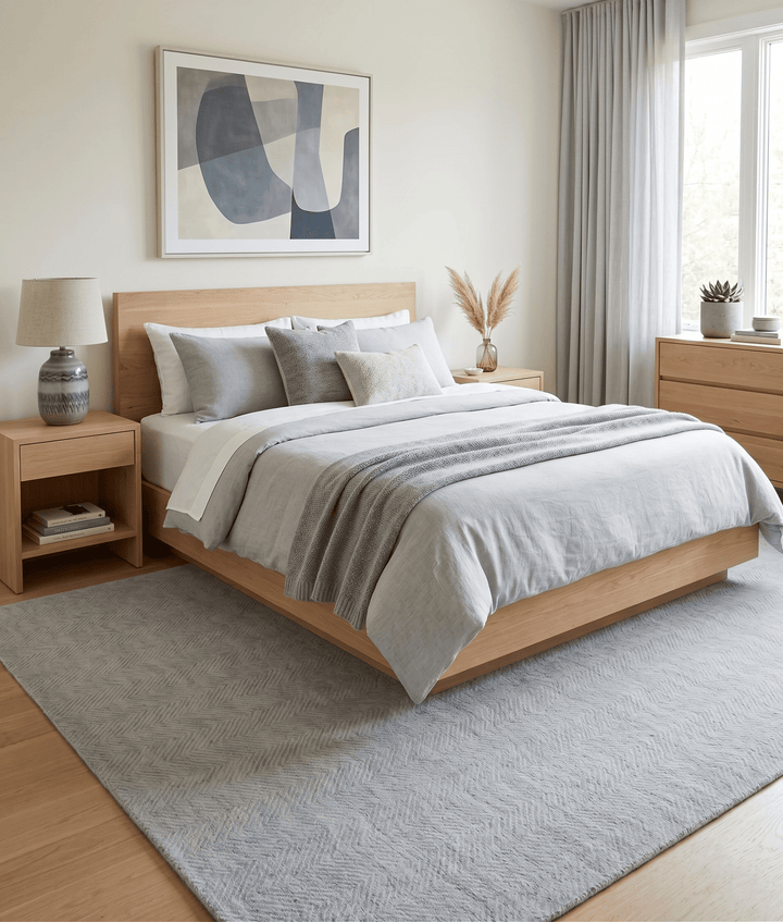 Gray Modern Style Hand Tufted Wool Area Rug - The Rug Decor
