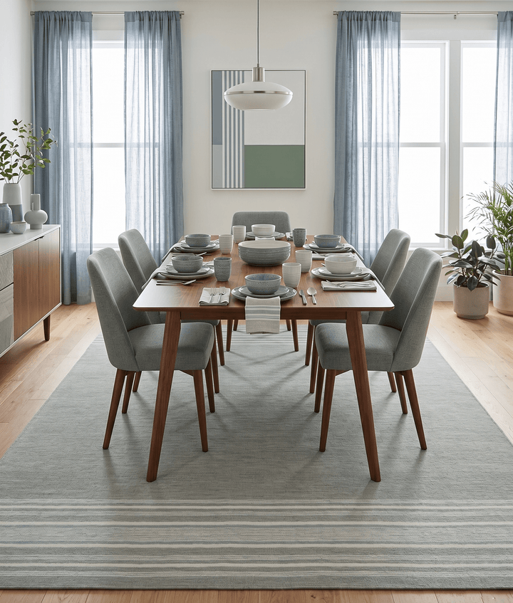 Gray Modern Style Hand Tufted Wool Area Rug - The Rug Decor
