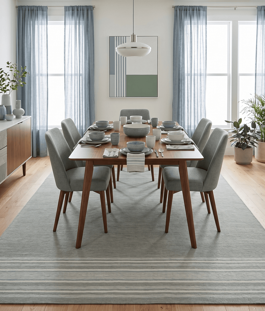 Gray Modern Style Hand Tufted Wool Area Rug - The Rug Decor