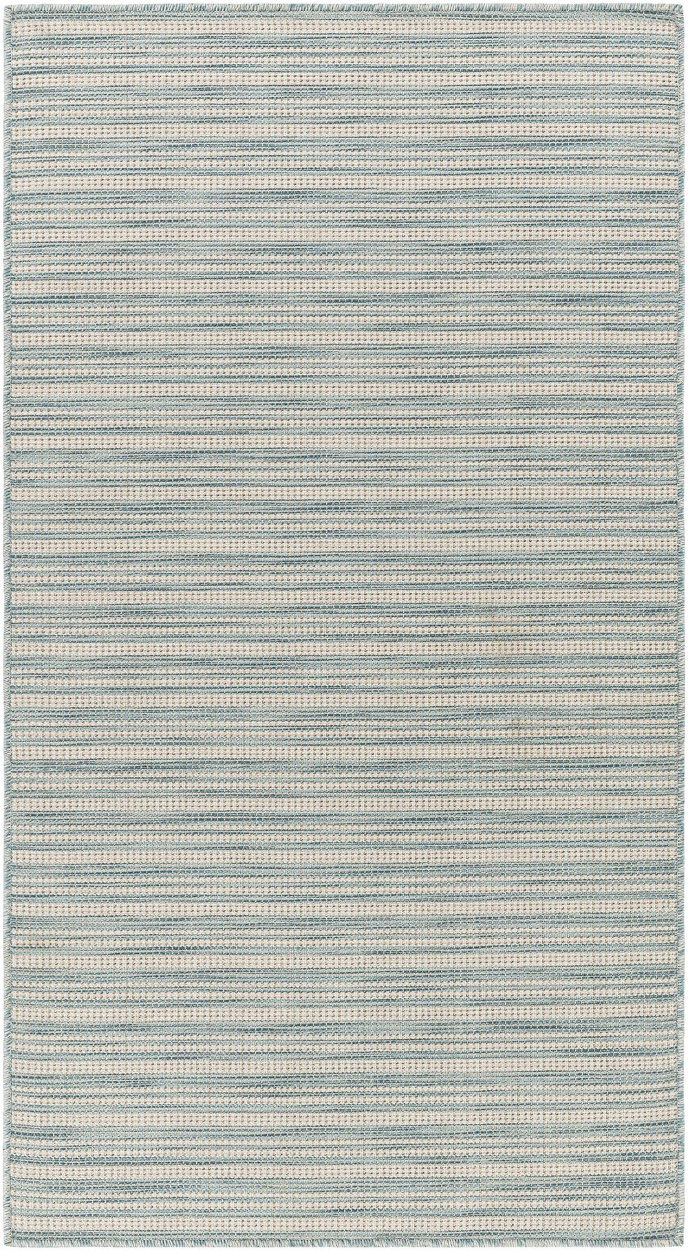 Greg Contemporary Style Teal And Ivory Area Rug - The Rug Decor