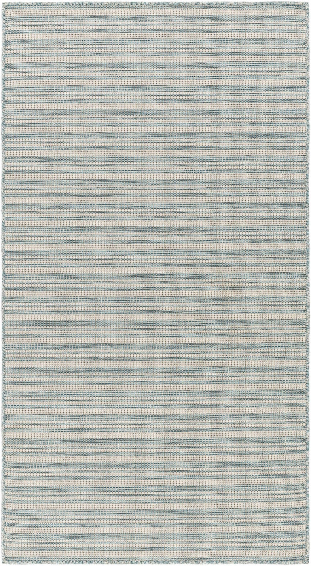 Greg Contemporary Style Teal And Ivory Area Rug - The Rug Decor