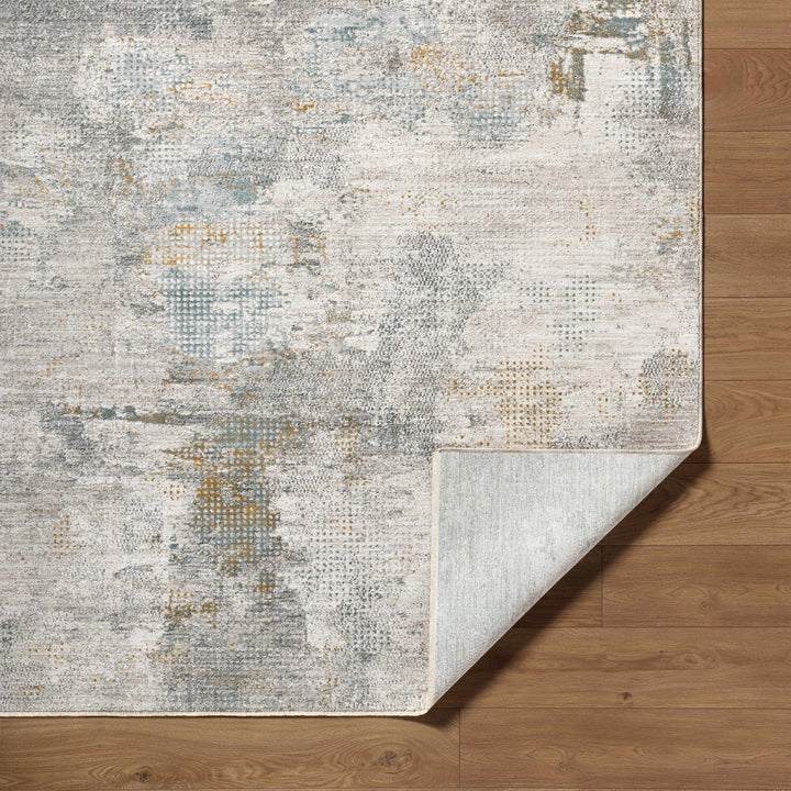 Gryta Contemporary Abstract Style Gray And Beige Rug - The Rug Decor