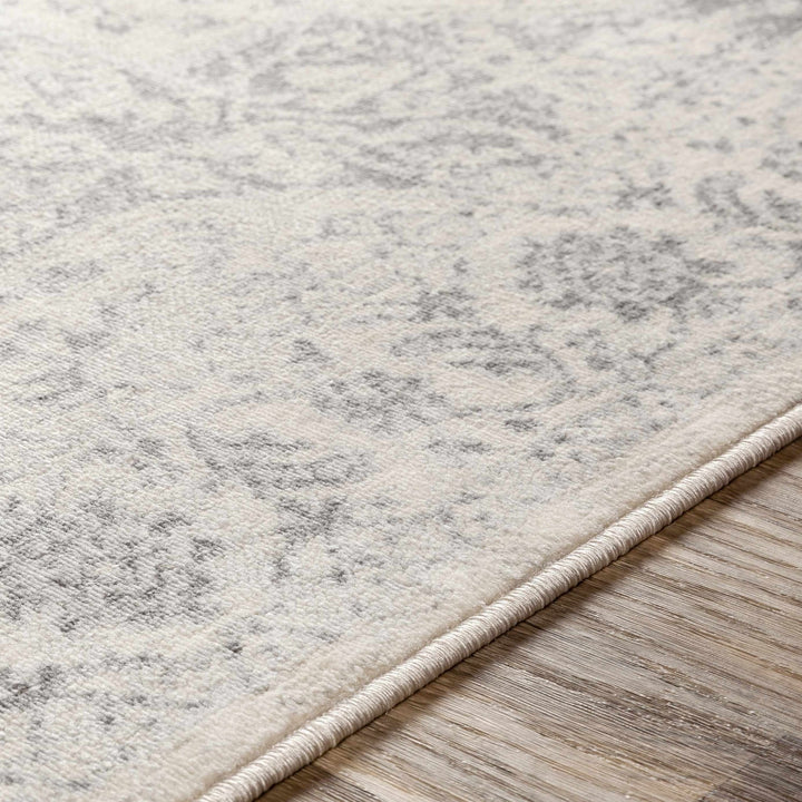 Guildhall Traditional Style Ivory And Gray Area Rug - The Rug Decor
