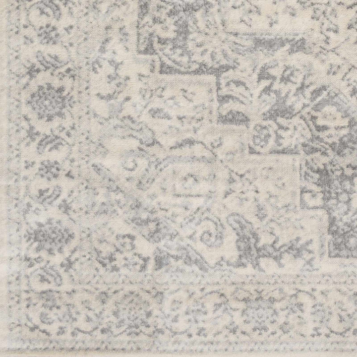Guildhall Traditional Style Ivory And Gray Area Rug - The Rug Decor
