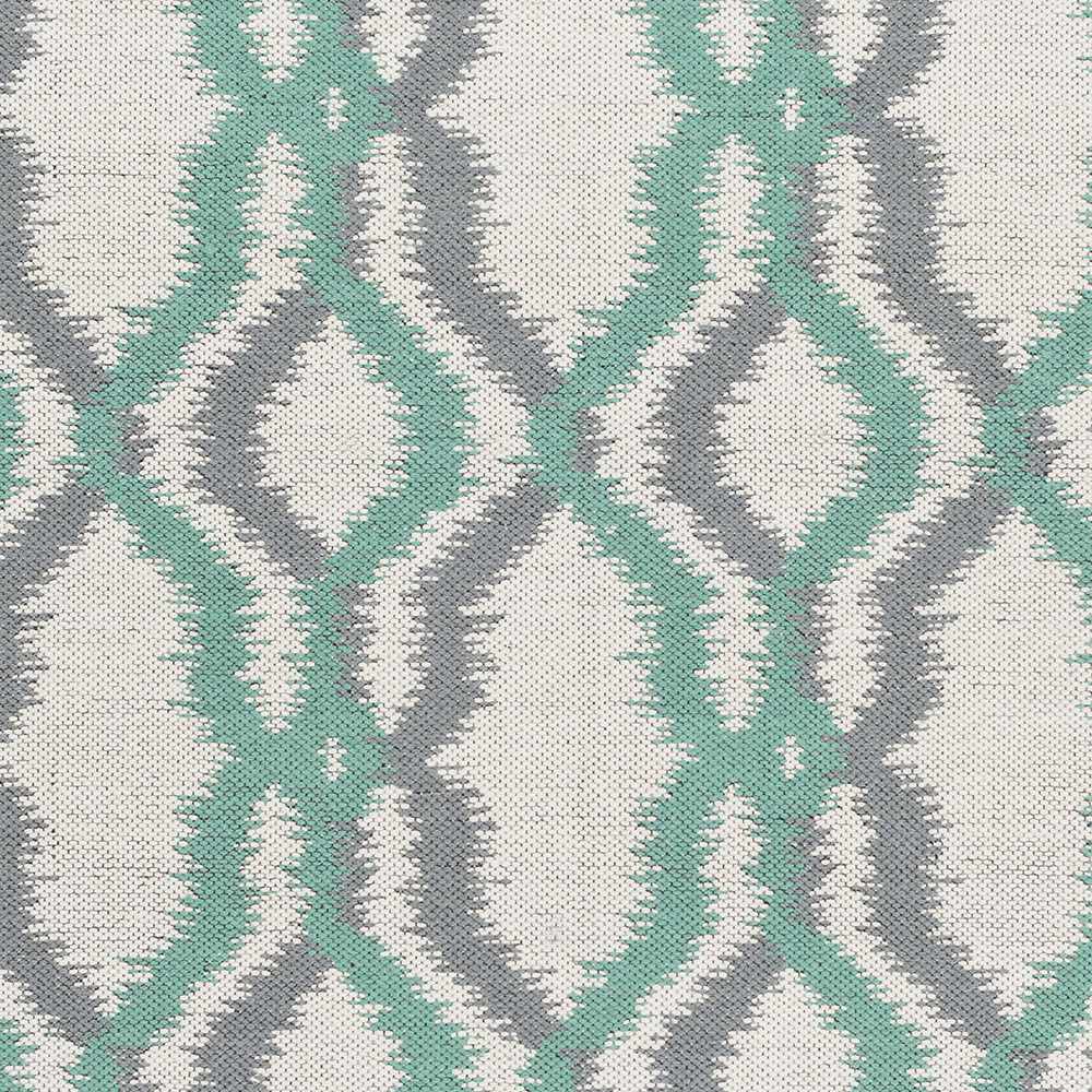 Gulliver Contemporary Geometric Design Ivory & Green Hand Woven Wool Area Rug - The Rug Decor