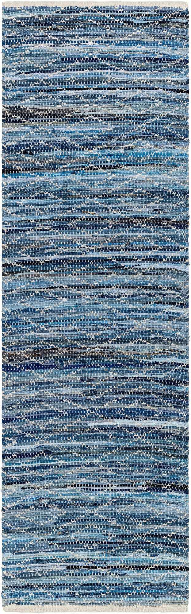 Gurit Contemporary Geometrical Blue Area Rug - The Rug Decor