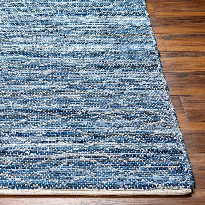 Gurit Contemporary Geometrical Blue Area Rug - The Rug Decor