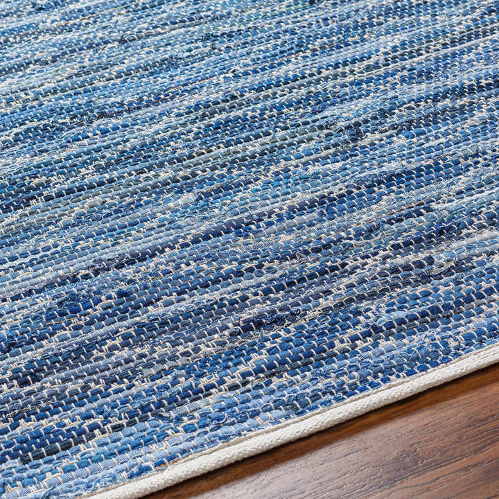 Gurit Contemporary Geometrical Blue Area Rug - The Rug Decor