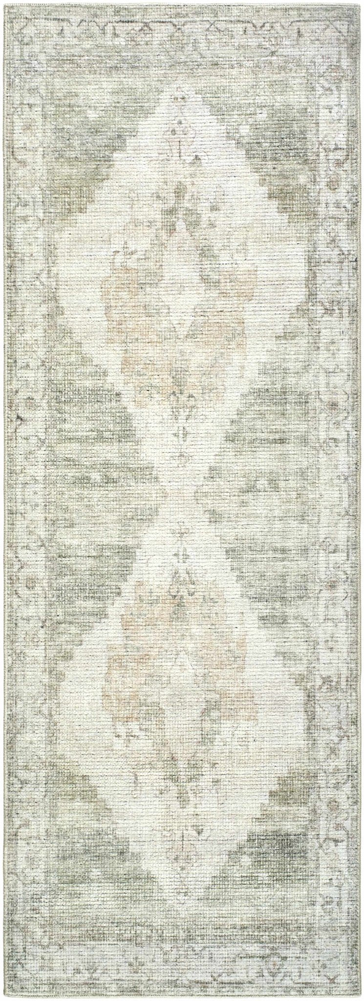 Gyan Traditional Gray And Ivory Machine Woven Rug - The Rug Decor