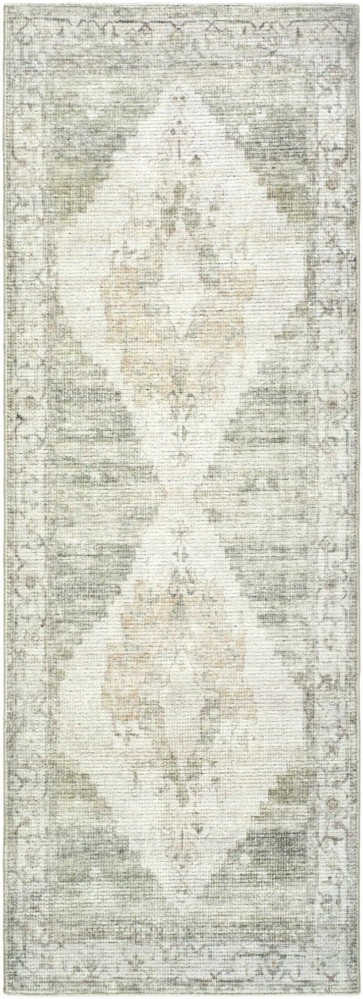 Gyan Traditional Gray And Ivory Machine Woven Rug - The Rug Decor