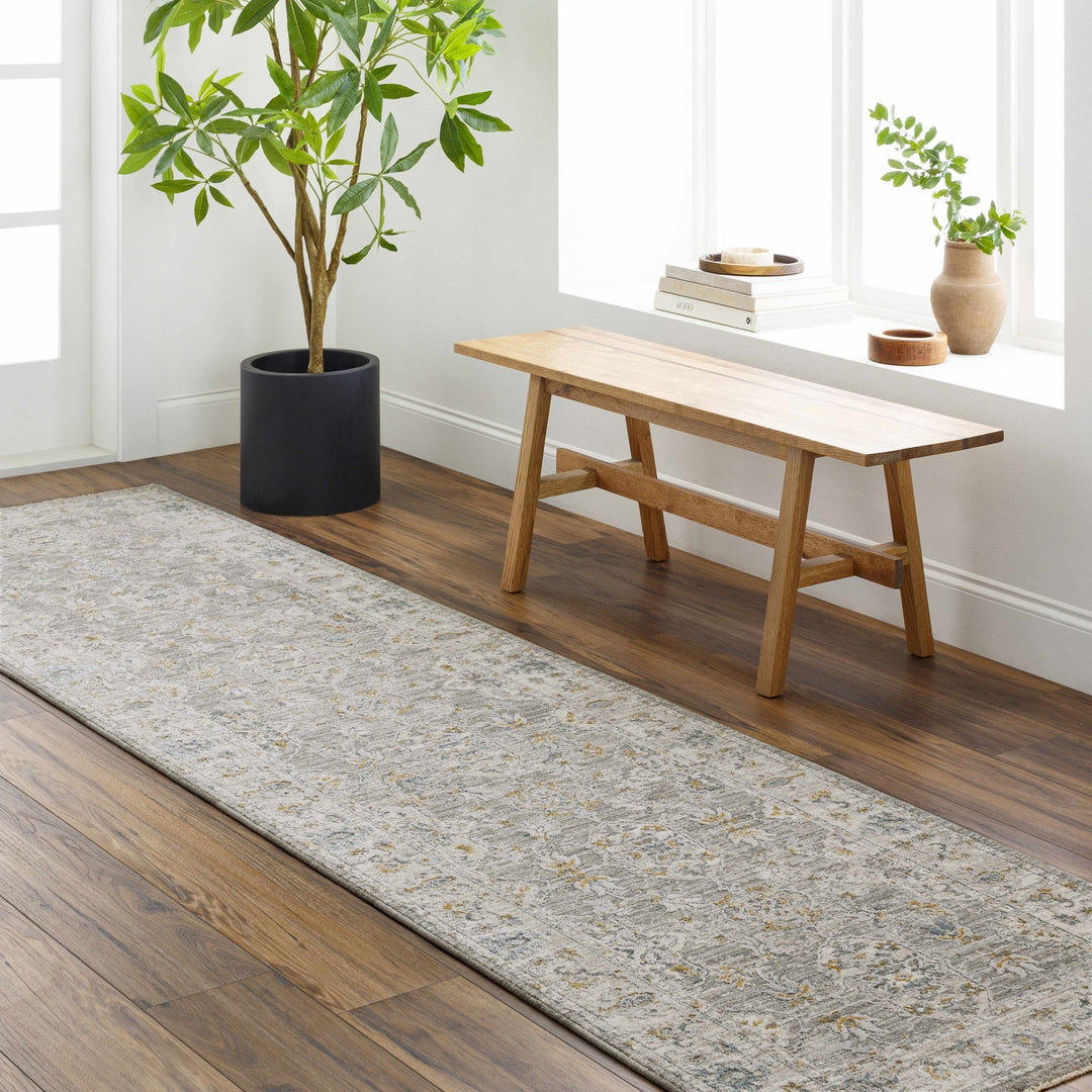 Hafsa Traditional Style Beige And Gray Rug - The Rug Decor