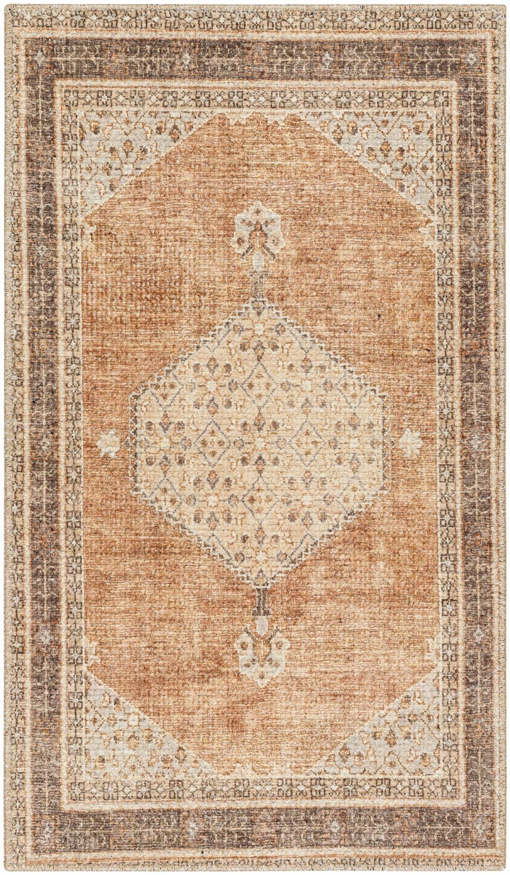 Haide Traditional Brown Machine Woven Rug - The Rug Decor
