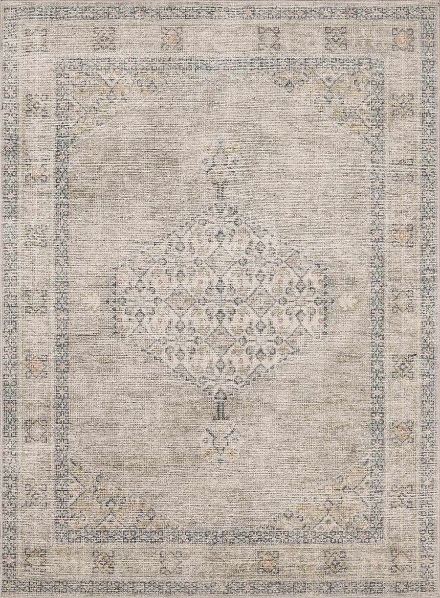 Haide Traditional Style Beige And Gray Area Rug - The Rug Decor