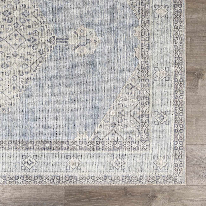 Haide Traditional Style Gray And Ivory Area Rug - The Rug Decor
