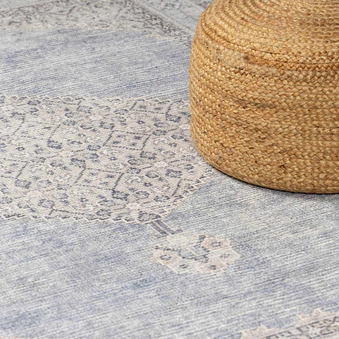 Haide Traditional Style Gray And Ivory Area Rug - The Rug Decor