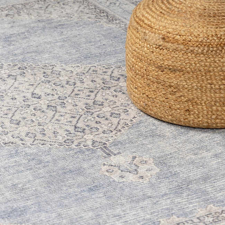 Haide Traditional Style Gray And Ivory Area Rug - The Rug Decor