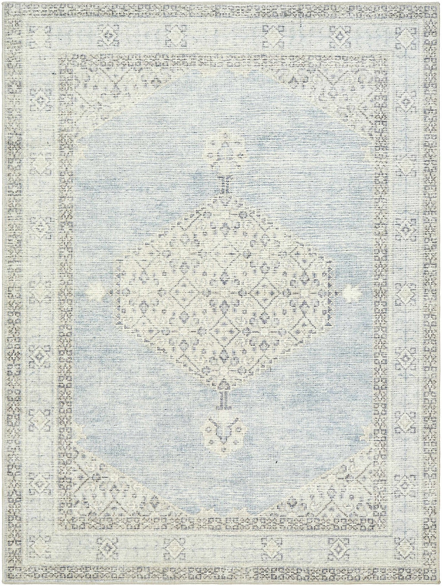 Haide Traditional Style Gray And Ivory Area Rug - The Rug Decor